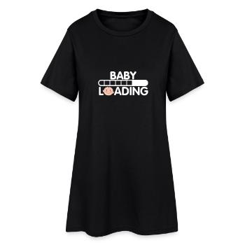 Baby is loading - Women’s T-Shirt Dress - black - Front