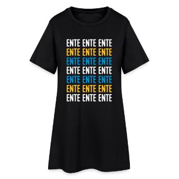 ENTE ENTE ENTE - SMPSNS - Frauen T-Shirt-Kleid - Schwarz - Vorne
