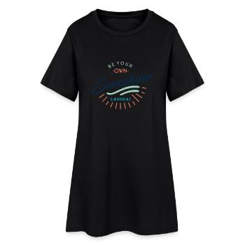 Be your own sunshine 3 - Women’s T-Shirt Dress - black - Front