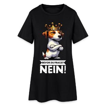 Avant que vous ne demandiez Jack Russel Terrier Jackie Terrier - Robe T-shirt Femme - noir - Devant