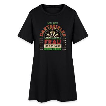 Jeu de vie pour joueur de fléchettes et jeu de vie - Robe T-shirt Femme - noir - Devant