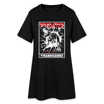 Predator - Tyrannosaurus - Women’s T-Shirt Dress - black - Front