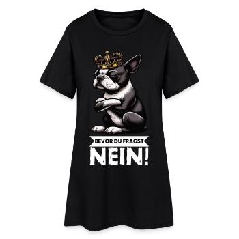 Avant de demander Boston Boston Boston Terrier Bostie Bosti - Robe T-shirt Femme - noir - Devant