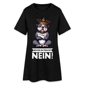 Bevor Du Fragst Nein American Bully Bully Pit - Frauen T-Shirt-Kleid - Schwarz - Vorne