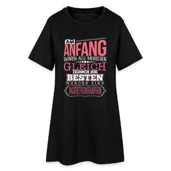 BÄCKEREIFACHVERKÄUFERIN - Die Beste - Frauen T-Shirt-Kleid - Schwarz - Vorne