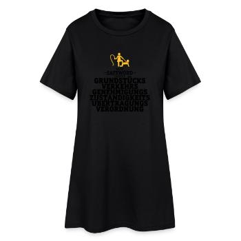 Mein Safeword lautet - Frauen T-Shirt-Kleid - Schwarz - Vorne