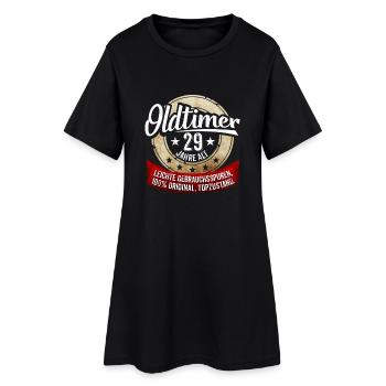 Zum 29. Geburtstag! - Frauen T-Shirt-Kleid - Schwarz - Vorne