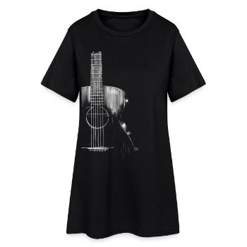 Guitare - Robe T-shirt Femme - noir - Devant