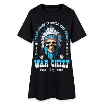 Indian Skull - Women’s T-Shirt Dress - black - Front