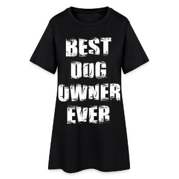 Meilleur propriétaire de chien - Robe T-shirt Femme - noir - Devant