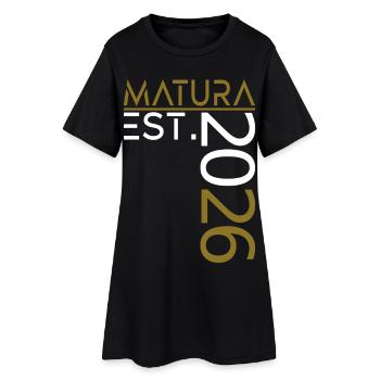 Maturité 2026 - Robe T-shirt Femme - noir - Devant