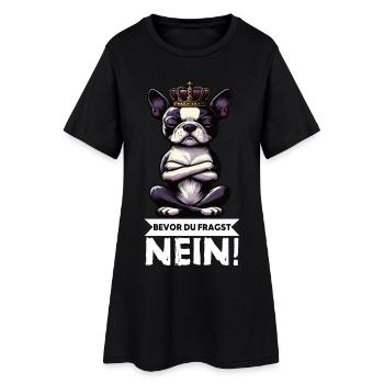 Avant de demander Boston Boston Boston Terrier Bostie Bosti - Robe T-shirt Femme - noir - Devant