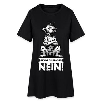 Avant que tu ne demandes, pas de Dalmatien Dalmatien Gardien Dalmatien - Robe T-shirt Femme - noir - Devant