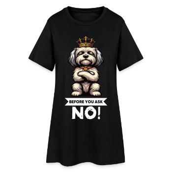 Avant de demander Havanese Havanese Keepers Havanese - Robe T-shirt Femme - noir - Devant