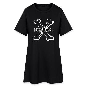 St Pauli, Hambourg - Robe T-shirt Femme - noir - Devant