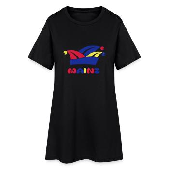 Carnival Narrenkappe Mainz 1, 2 ou 3 couleurs - Robe T-shirt Femme - noir - Devant