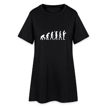 Evolution Read Book Books w - Women’s T-Shirt Dress - black - Front