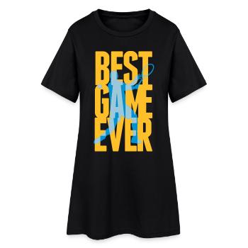 Best Game ever - Tennis - Frauen T-Shirt-Kleid - Schwarz - Vorne