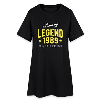 Living Legend 1989 - Frauen T-Shirt-Kleid - Schwarz - Vorne