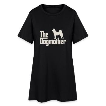 Le Dogmother - Akita - Robe T-shirt Femme - noir - Devant