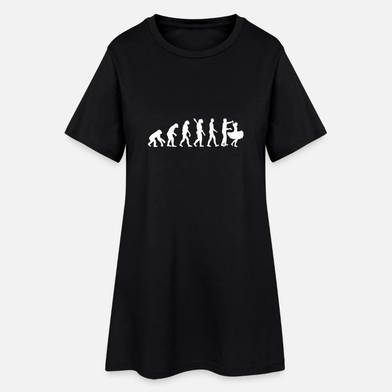 Square dance - Robe T-shirt Femme - noir