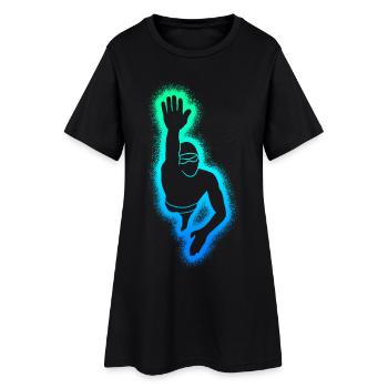 Swimming Swimming Men's Swimmers Boys - Women’s T-Shirt Dress - black - Front