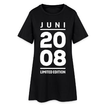 Édition limitée cadeau d’anniversaire de juin 2008 - Robe T-shirt Femme - noir - Devant