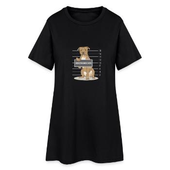 American Staffordshire Terrier Stafford Geschenk - Frauen T-Shirt-Kleid - Schwarz - Vorne