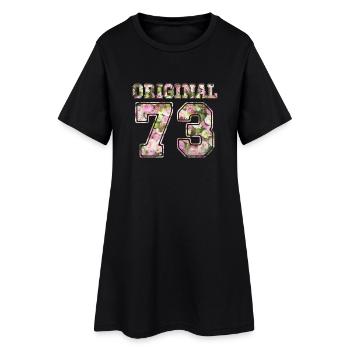 1973 73 original - Robe T-shirt Femme - noir - Devant