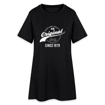 Original 1979 - Frauen T-Shirt-Kleid - Schwarz - Vorne