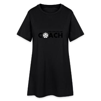 you can call me handball coach - Robe T-shirt Femme - noir - Devant