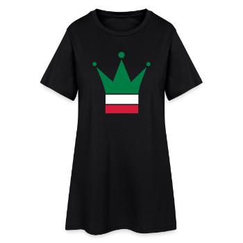 Italy - Women’s T-Shirt Dress - black - Front