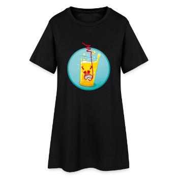 Lieblingslimo - Robe T-shirt Femme - noir - Devant