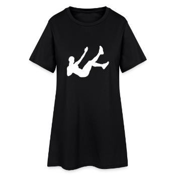 Fitness - Women’s T-Shirt Dress - black - Front
