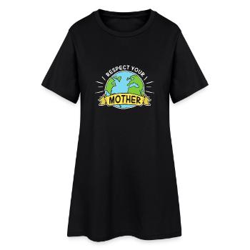 Respecte ta mère - Robe T-shirt Femme - noir - Devant