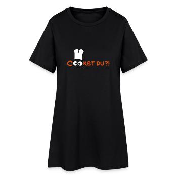 Vous cuisiner st? - Robe T-shirt Femme - noir - Devant