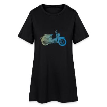 Simson Schwalbe KR51 - Frauen T-Shirt-Kleid - Schwarz - Vorne