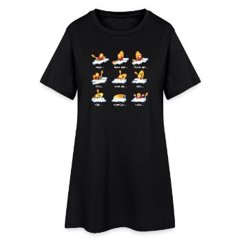 92. Playboat fail - Women’s T-Shirt Dress - black - Front
