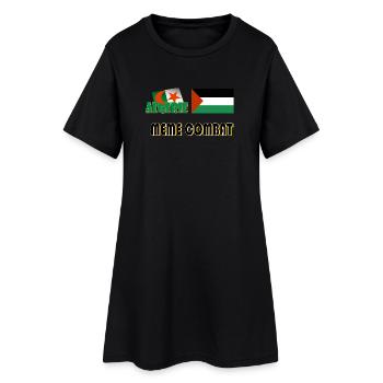 palestine_1 - Robe T-shirt Femme - noir - Devant