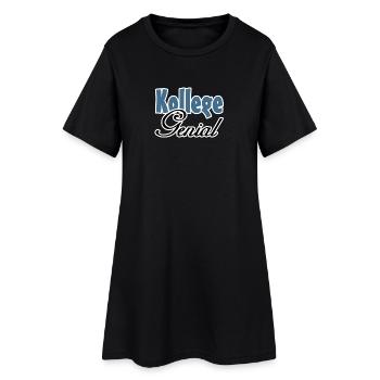 Kollege Genial Geschenk - Frauen T-Shirt-Kleid - Schwarz - Vorne