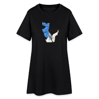 Judo - Women’s T-Shirt Dress - black - Front