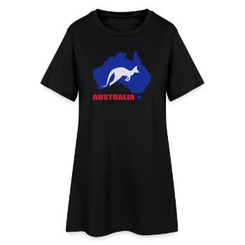 Australia - Robe T-shirt Femme - noir - Devant