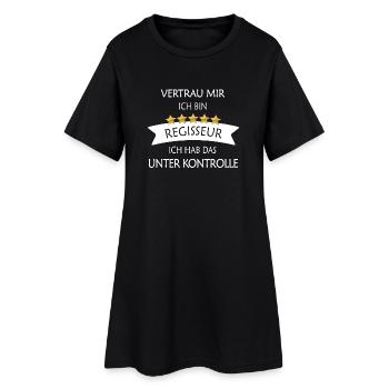Vertrau mir Regisseur - Frauen T-Shirt-Kleid - Schwarz - Vorne