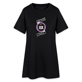 Fière D'être Du 12 Aveyron France - Robe T-shirt Femme - noir - Devant