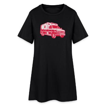 ambulances 2541614 134868929 - Robe T-shirt Femme - noir - Devant