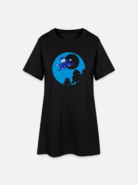snowboader2 - Robe T-shirt Femme - noir