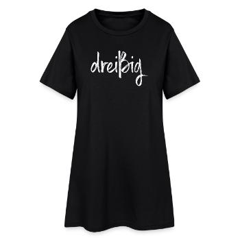 30 dreißig 30. Geburtstag Geschenk - Frauen T-Shirt-Kleid - Schwarz - Vorne