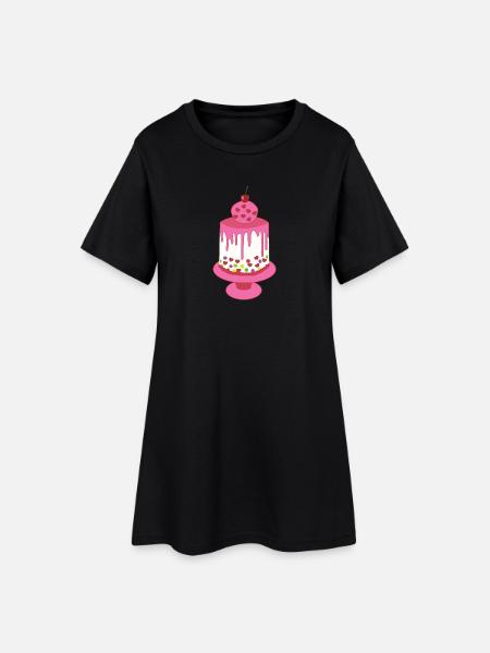 tarte - Robe T-shirt Femme - noir