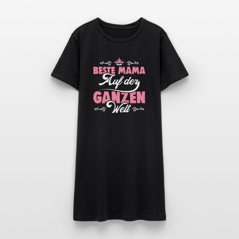 Beste Mama Mutter Muttertag Geschenk Idee Frauen T-Shirt-Kleid