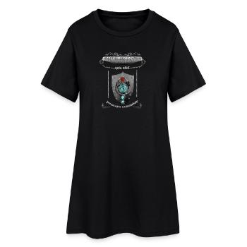 maxime peccantes - Women’s T-Shirt Dress - black - Front
